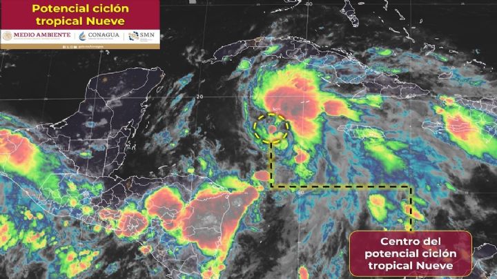 Y ahora el potencial ciclón Nueve amenaza a Quintana Roo; se convertiría en la tormenta Helene