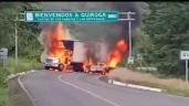 Balaceras, bloqueos y quemas de autos azotan a Michoacán (Video)