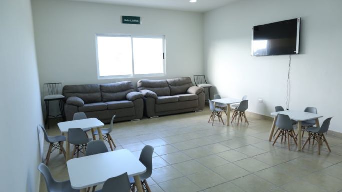 Inaugura Américo albergue y residencia en hospital de Matamoros durante enlace con el presidente AMLO