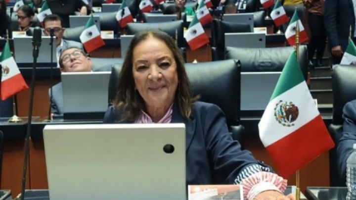 Petardo lanzado al Senado lesionó a la legisladora morenista Lucía Trasviña