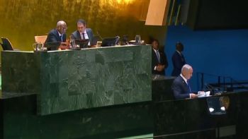 Delegaciones diplomáticas dejan “hablando solo” a Benjamin Netanyahu en la ONU (Videos)