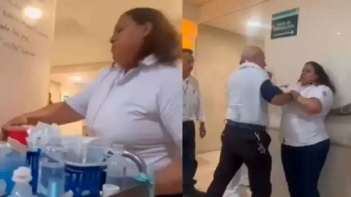 Enfermera del IMSS en Chihuahua agrede a compañeros con jeringas contaminadas (Video)