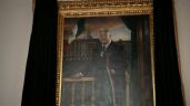 Así develó AMLO su retrato en Palacio Nacional (Video)