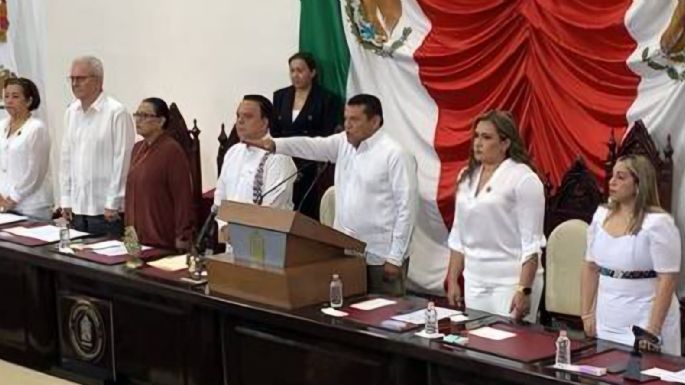 Javier May rinde protesta como gobernador de Tabasco