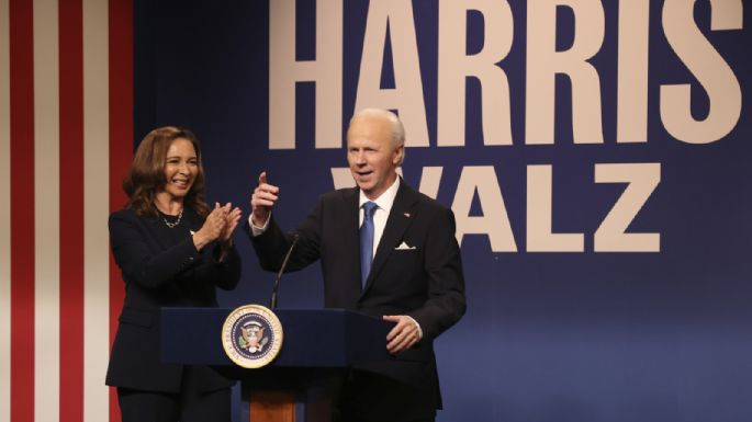 Maya Rudolph como Harris y Dana Carvey como Biden inician la temporada 50 de "Saturday Night Live"