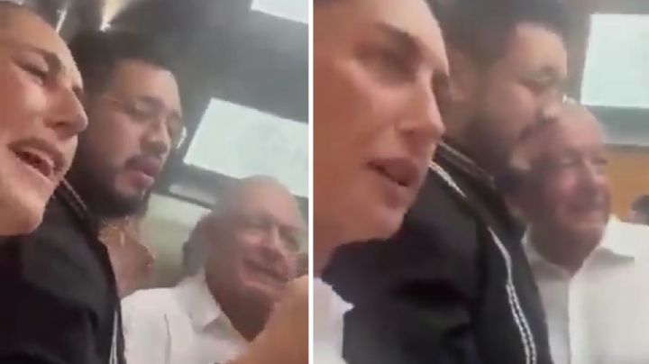 Trabajador del Poder Judicial increpa a Sheinbaum y AMLO en elevador de hotel en Nayarit (Video)