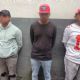 Detienen a tres hombres por agredir a policías bancarios