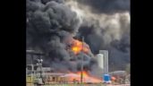 Se registra incendio en la Refinería “Antonio Dovalí Jaime”, en Salina Cruz (Video)