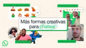 WhatsApp añade reacciones a mensajes con doble toque, stickers de selfis, fondos y efectos a fotos