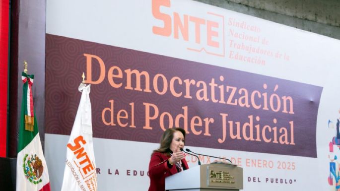 El SNTE y la ministra Yasmín Esquivel piden a maestros difundir la reforma judicial