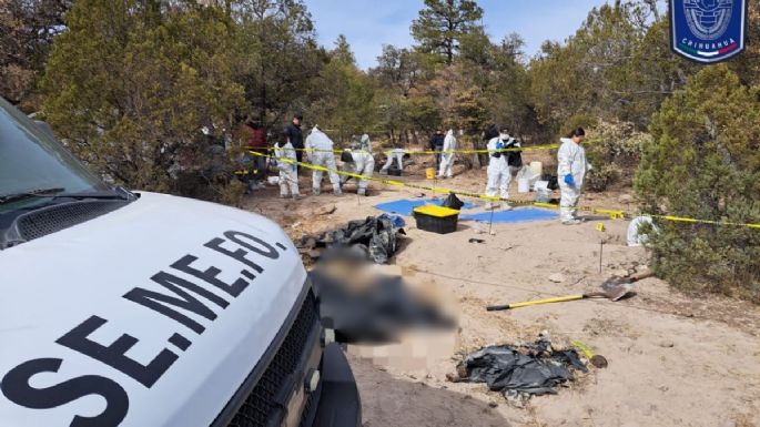 Suben a 33 los cuerpos hallados en fosas clandestinas en Chihuahua