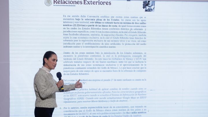 Esto dice la carta con la que Sheinbaum busca convencer a Google de no renombrar el Golfo de México