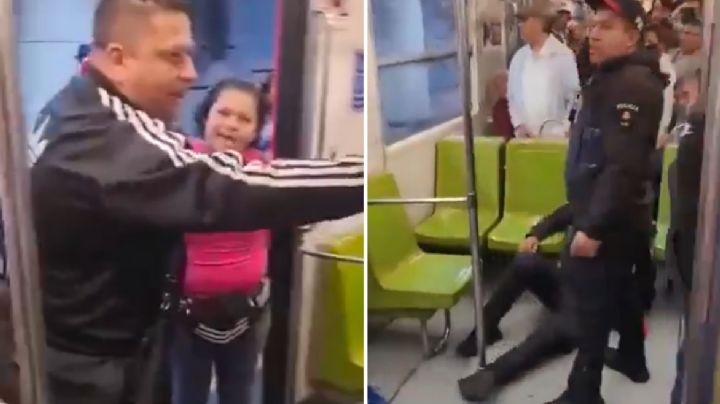 Agreden a policías en la Línea 8 del Metro; detienen a tres (Video)