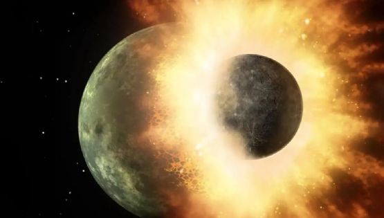La Tierra era seca hasta que una colisión con otro planeta la dotó de agua