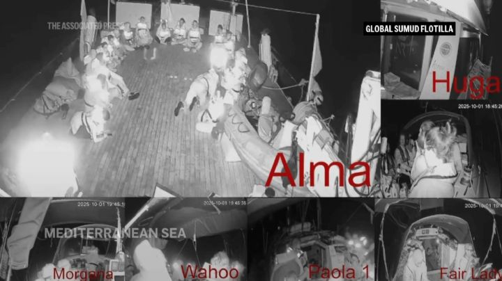 Israel intercepta flotilla humanitaria que va rumbo a Gaza, dicen activistas