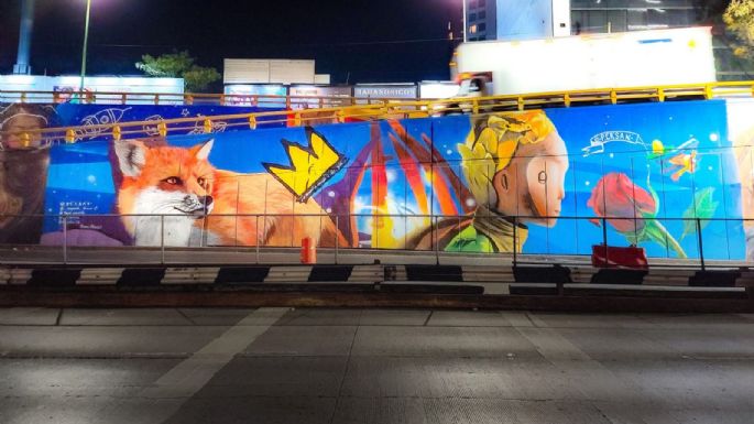 El grafiti, ¡YA!, ilustración de gran formato