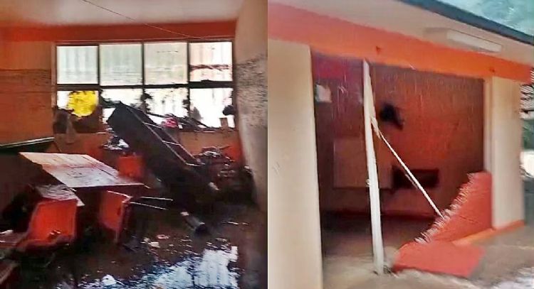 Municipios afectados por lluvias en San Luis Potosí mantendrán suspensión de clases