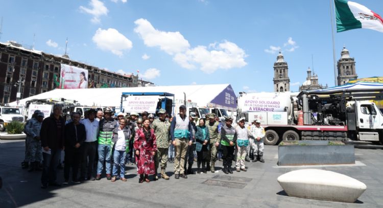Brugada enviará personal y maquinaria para apoyar a Veracruz tras lluvias e inundaciones