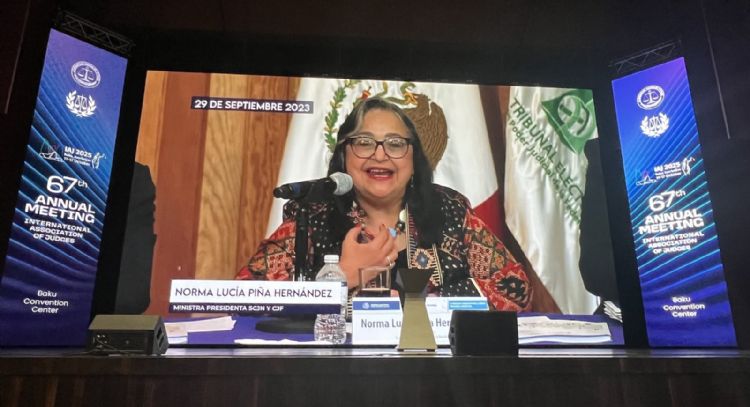 Norma Piña recibe premio internacional a la Independencia Judicial; llama a no perder la esperanza
