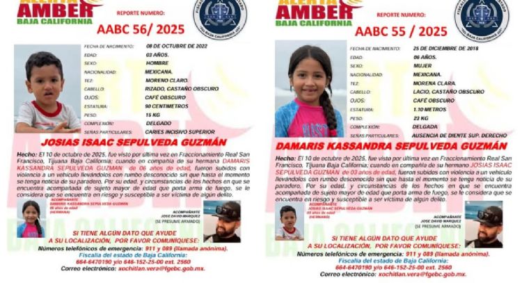 Raptan a hermanos de 6 y 3 años en Tijuana; señalan a hombre armado