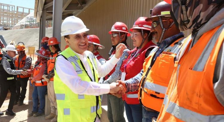 Gobernador Durazo coloca a Sonora en primer lugar de exportación minera en la frontera norte