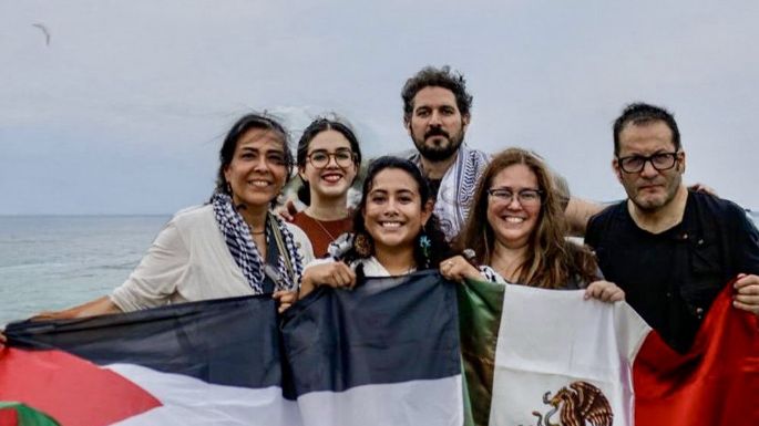 Mexicanos detenidos por Israel en la Flotilla Sumud Global serán enviados a centro de detención
