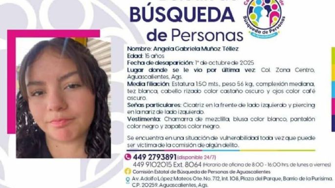 Ángela Gabriela desapareció en Aguascalientes y fue hallada asesinada en Querétaro