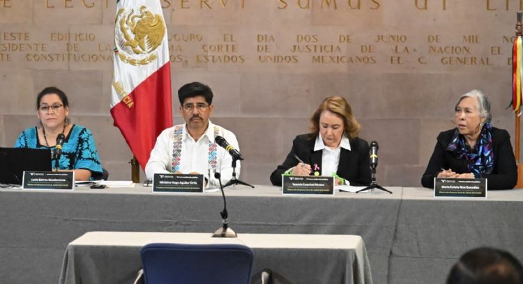 Hugo Aguilar analizará si excluye a Estela Ríos del caso sobre la prisión preventiva oficiosa