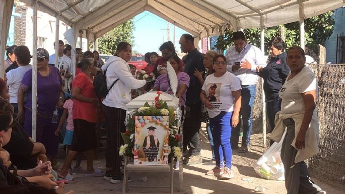 Despiden al niño Anuel en Coahuila; hay una persona detenida