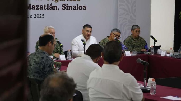Gabinete federal plantea refuerzo de seguridad para Mazatlán