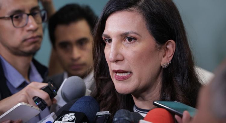 Kenia López Rabadán pide a Ebrard incluir una comisión de diputados para revisión del T-MEC