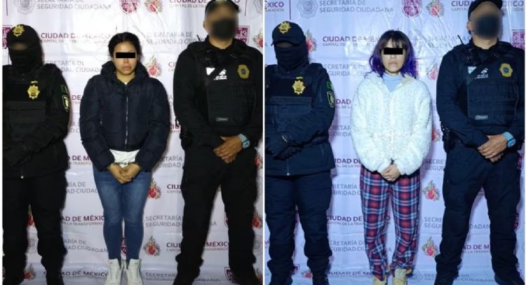 Detienen a “Conny” y a “Cybet”, presuntas integrantes de La Unión Tepito