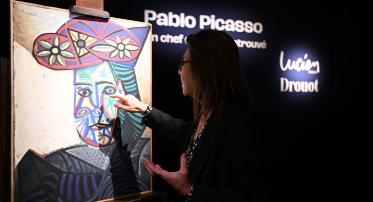 Retrato de de Picasso, oculto por años, se vende en 32 millones de euros