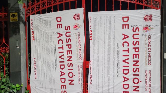 Clausuran Aristóteles 165 por posibles actividades irregulares