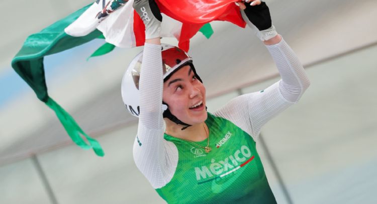 Yareli Acevedo gana medalla de oro en Campeonato Mundial de Ciclismo de Pista