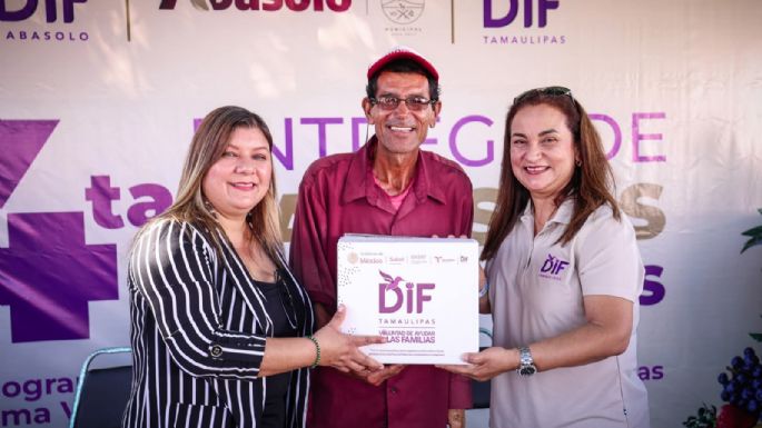 DIF Tamaulipas cumple con la cuarta entrega de canastas alimentarias a más de 63 mil familias
