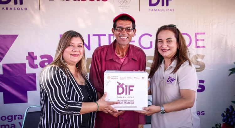 DIF Tamaulipas cumple con la cuarta entrega de canastas alimentarias a más de 63 mil familias