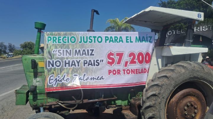Maiceros en Jalisco rechazan pago de 6 mil pesos por tonelada; advierten que seguirán los bloqueos