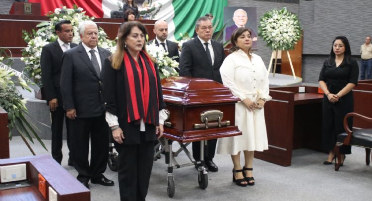 Morelos despide a Juan Salgado Brito con homenajes póstumos en Palacio de Gobierno y Congreso