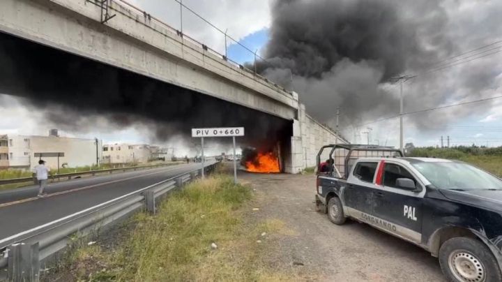 Sindicatos se disputan con violencia la ampliación de la autopista Puebla-Tlaxcala