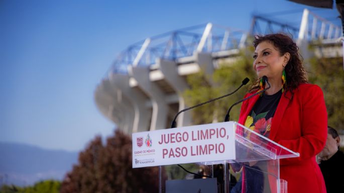 Brugada encabeza obras de rehabilitación en el Estadio Azteca por Mundial 2026