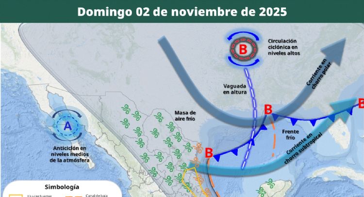 Masa de aire polar cubrirá el país en Día de Muertos; así pegará el frío de viernes a lunes