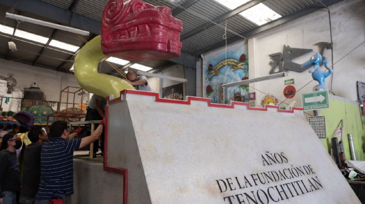 Carro monumental por 700 años de fundación México-Tenochtitlan liderará el Desfile de Día de Muertos