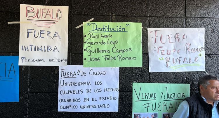 "No somos asesinos”: seguridad de la UNAM protesta