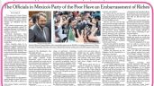 Foto ilustrativa de la nota titulada: El diario The New York Times destaca los lujos de integrantes de Morena