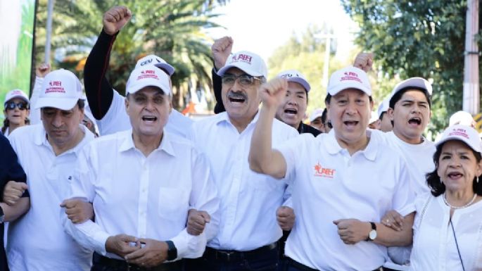 El brazalete lo llevo "en la historia": Sosa Castelán reaparece en marcha por autonomía de la UAEH