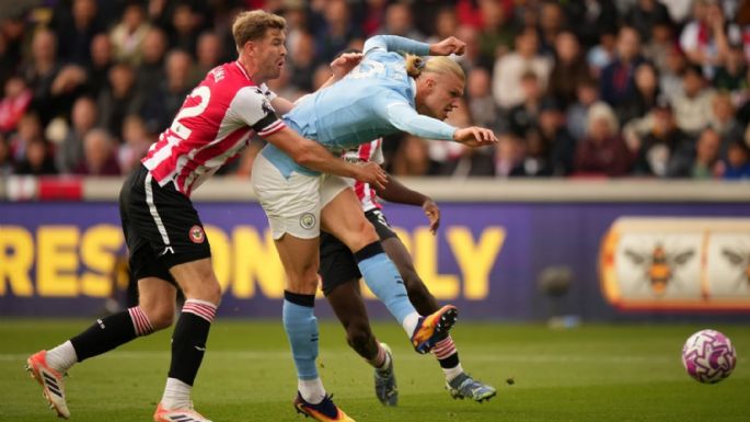 Haaland vuelve a marcar y Rodri se lesiona en la victoria del Manchester City 2-1 ante el Brentford