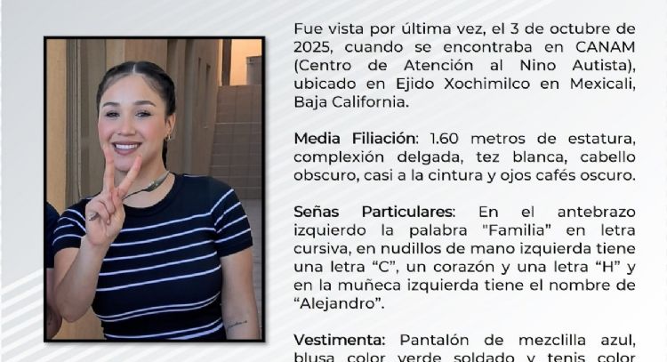 Asesinan a la joven Joseline Dianeth; encuentran su cuerpo en un canal de Mexicali