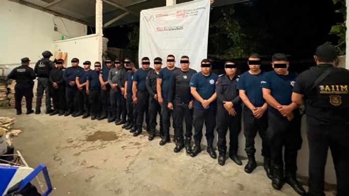 Detienen a 16 policías municipales de Chilón por presuntamente liberar ilegalmente a un reo