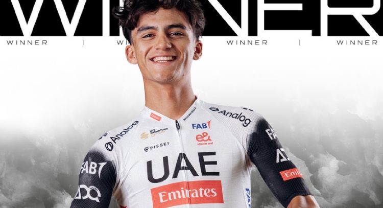 Isaac del Toro alcanza los 15 títulos en 2025 tras conquistar la carrera Gran Piamonte